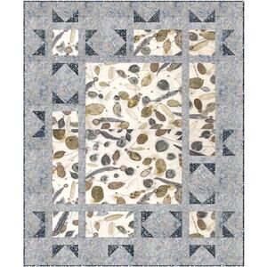 Botanicals Starlight Quilt Kit feat. Expressions Batiks for Riley Blake Designs